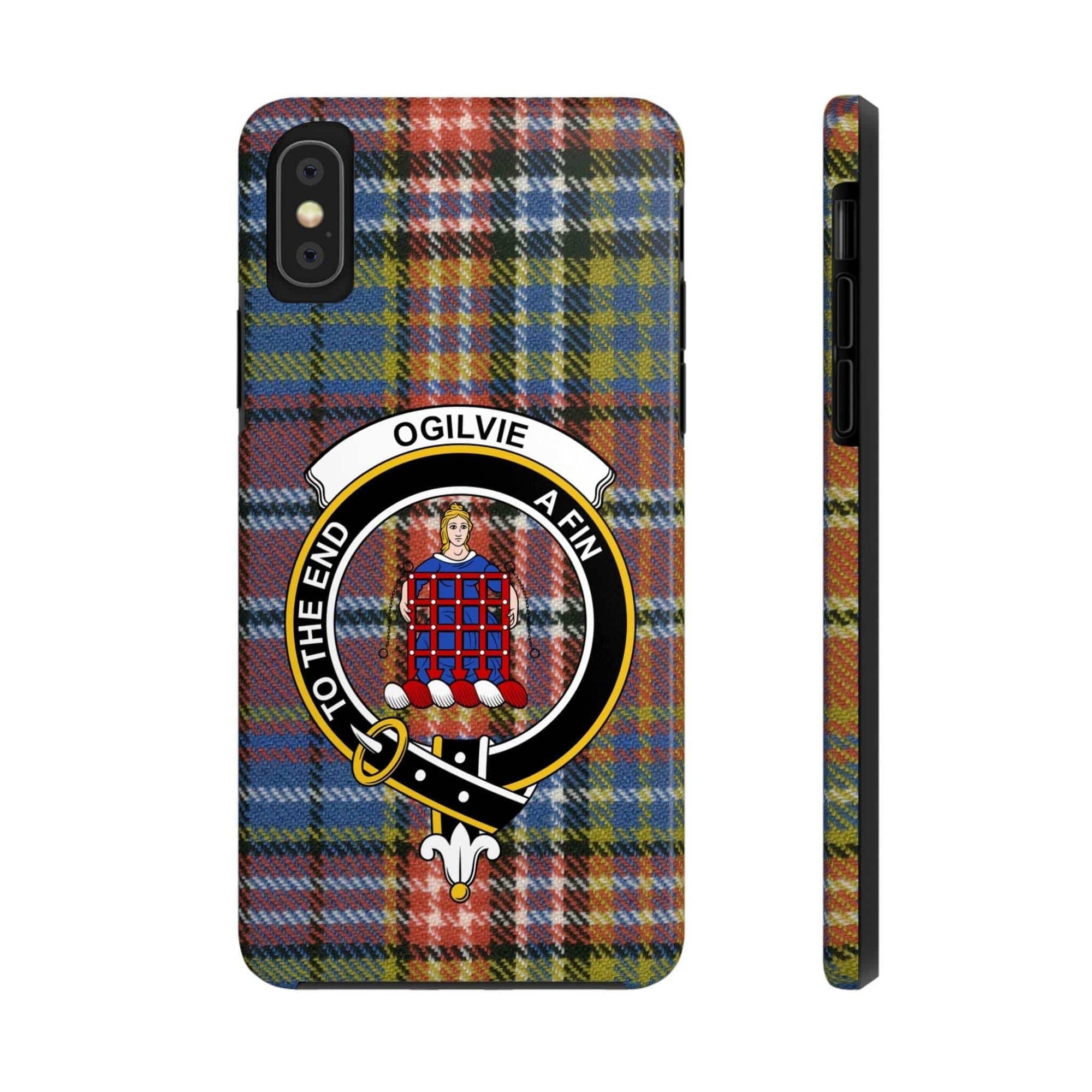 Ogilvie Clan Scottish Tartan Cell Phone Case - Celtic Ancestry Gifts