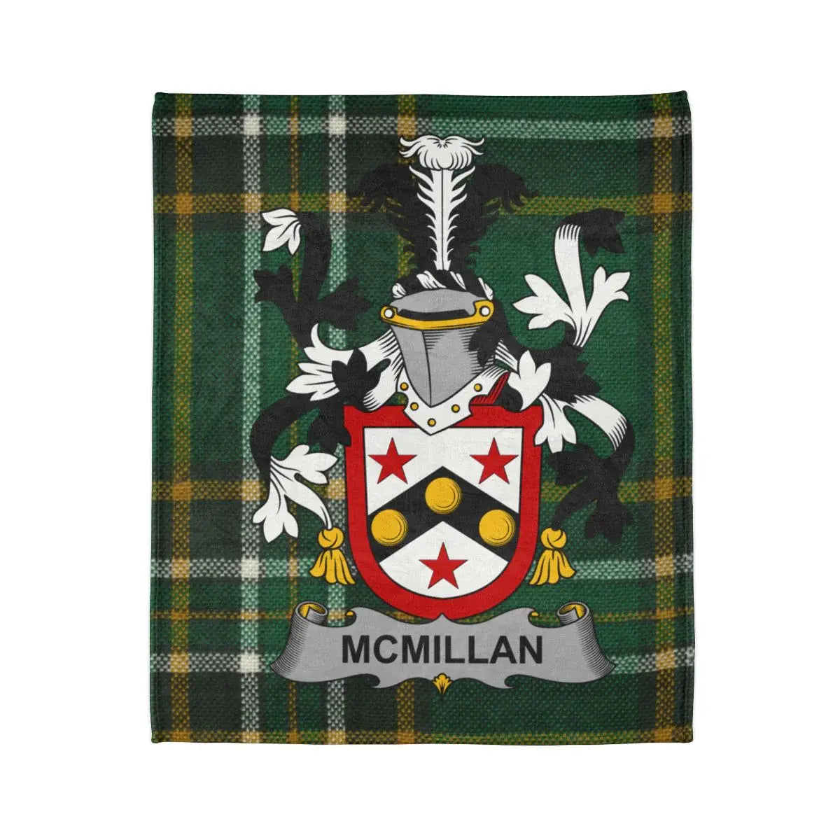 McMillan Family Crest Tartan Print Blanket product