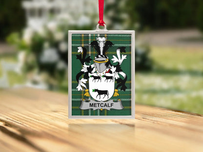 Metcalf Family Coat of Arms Hanging Decor product