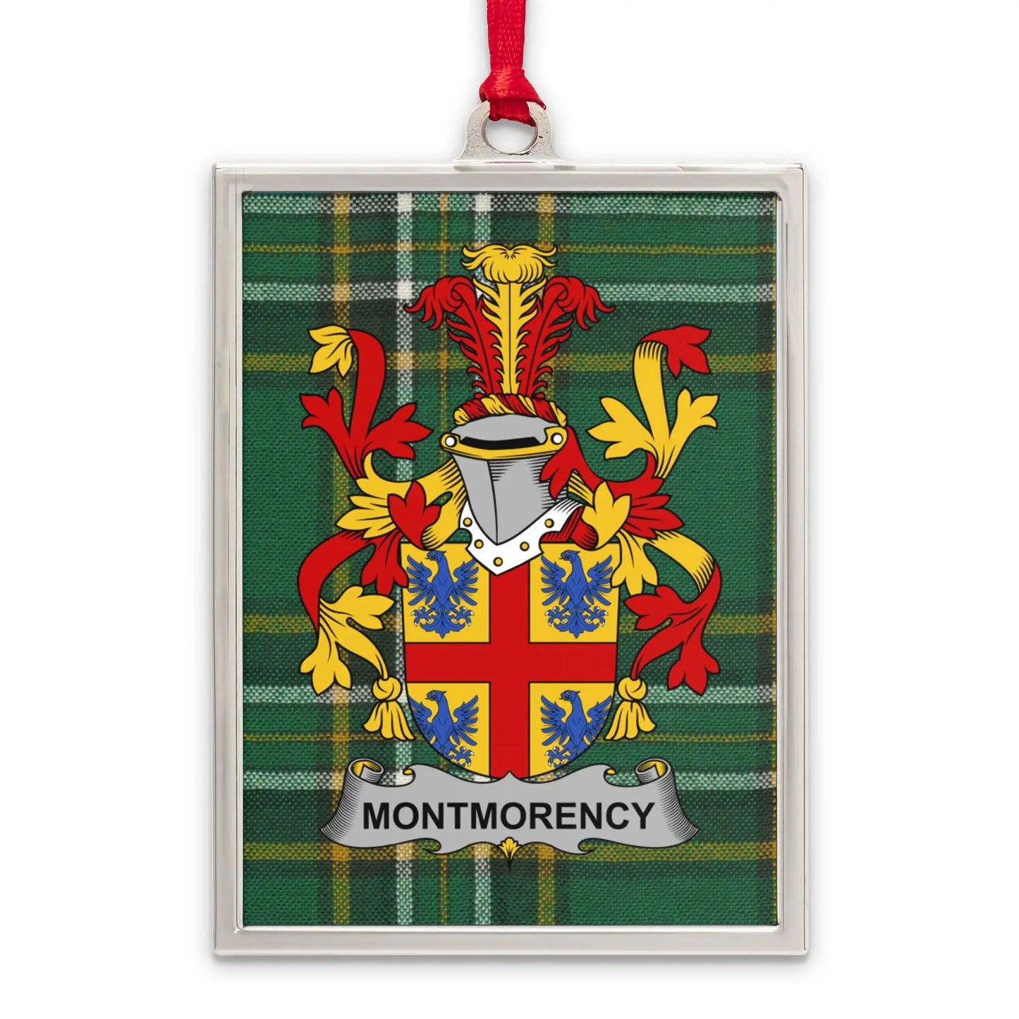 Montmorency Tartan Plaid Crest Ornament product