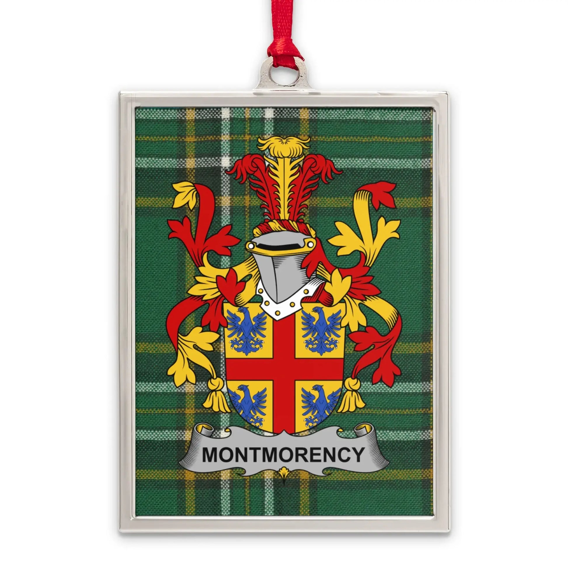 Montmorency Tartan Plaid Crest Ornament product