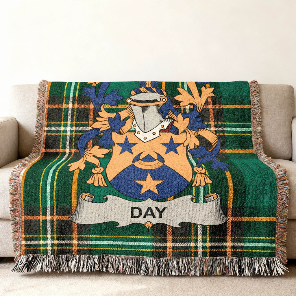 Day Family Crest Plaid Blanket Home Decor product type