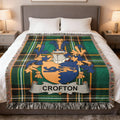 Crofton Family Crest Tartan Plaid Blanket product type