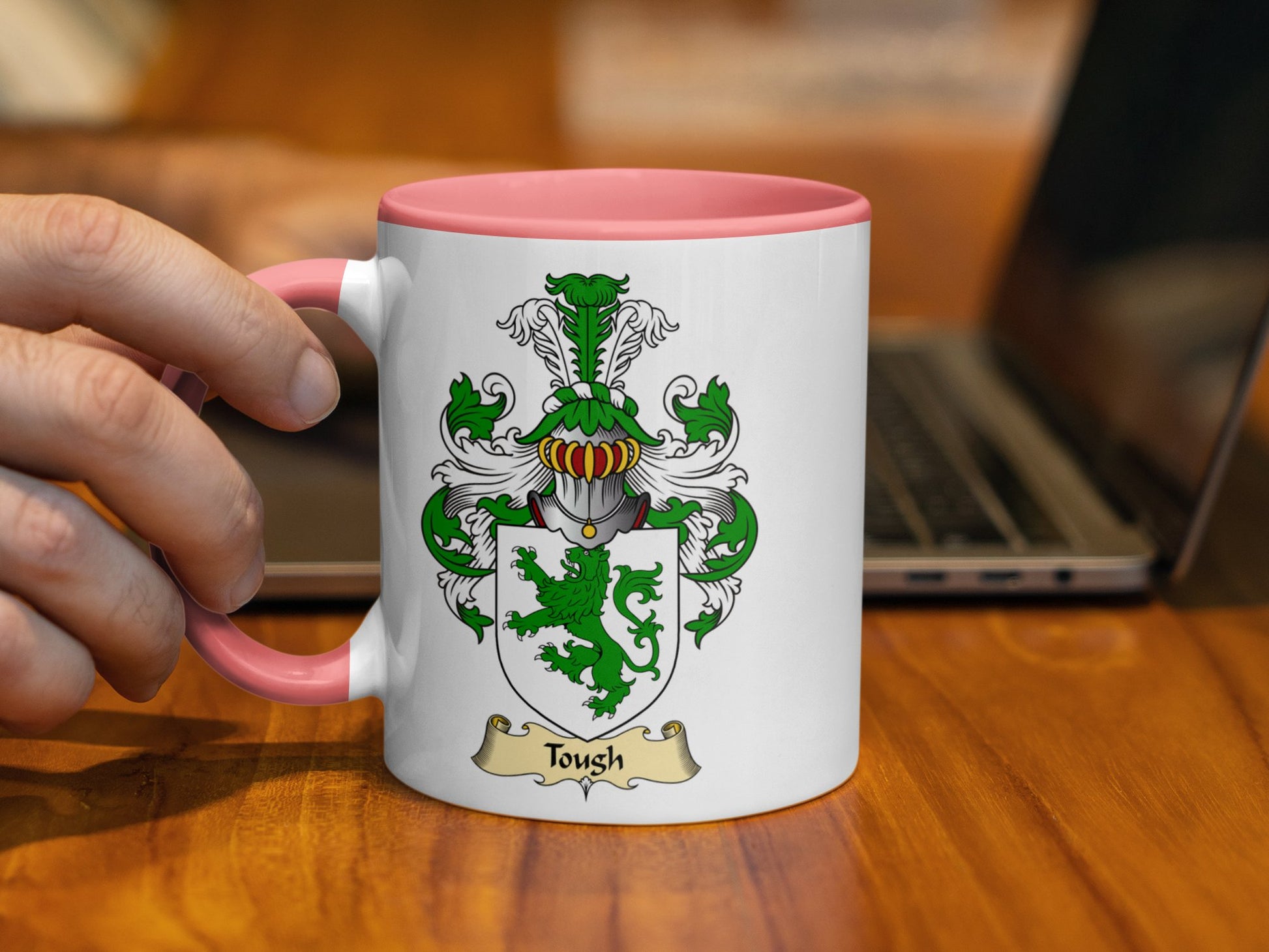 Clan Tovsh Scottish Coat of Arms Mug - Living Stone Gifts