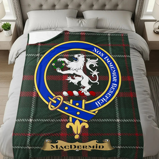 MacDermid Clan Crest Oversized Fleece Blanket product