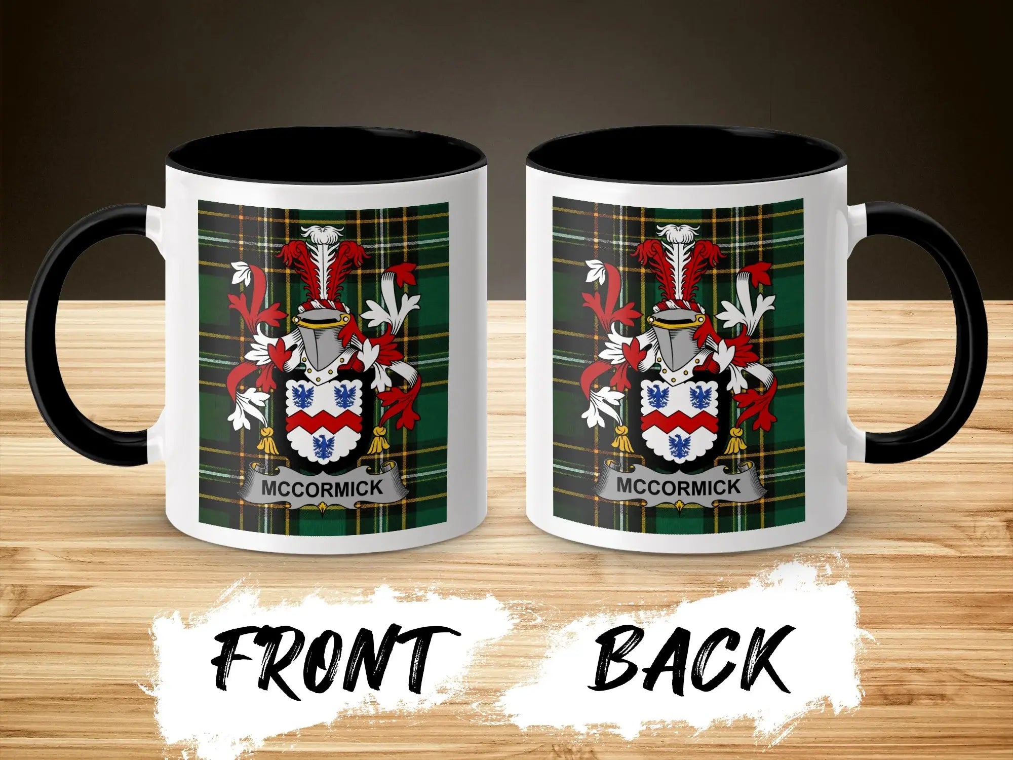 McCormick Irish National Tartan ceramic accent mug