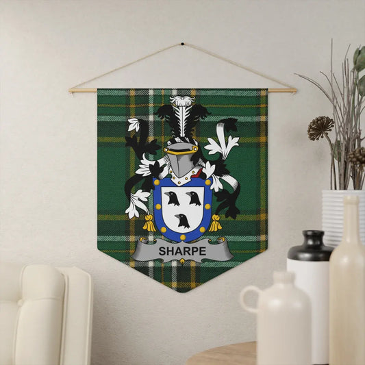 Sharpe Family Crest Tartan Wall Hanging Décor product
