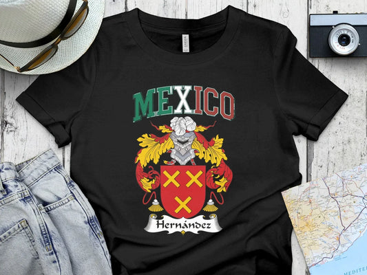 Mexico Hernandez Family Crest T Shirt product