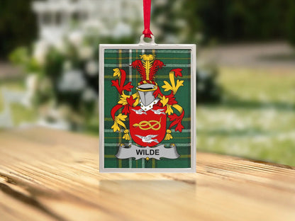 Wilde Family Crest Hanging Ornament product type