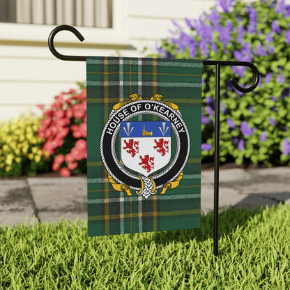 House of O'Kearney Family Crest Garden Flag