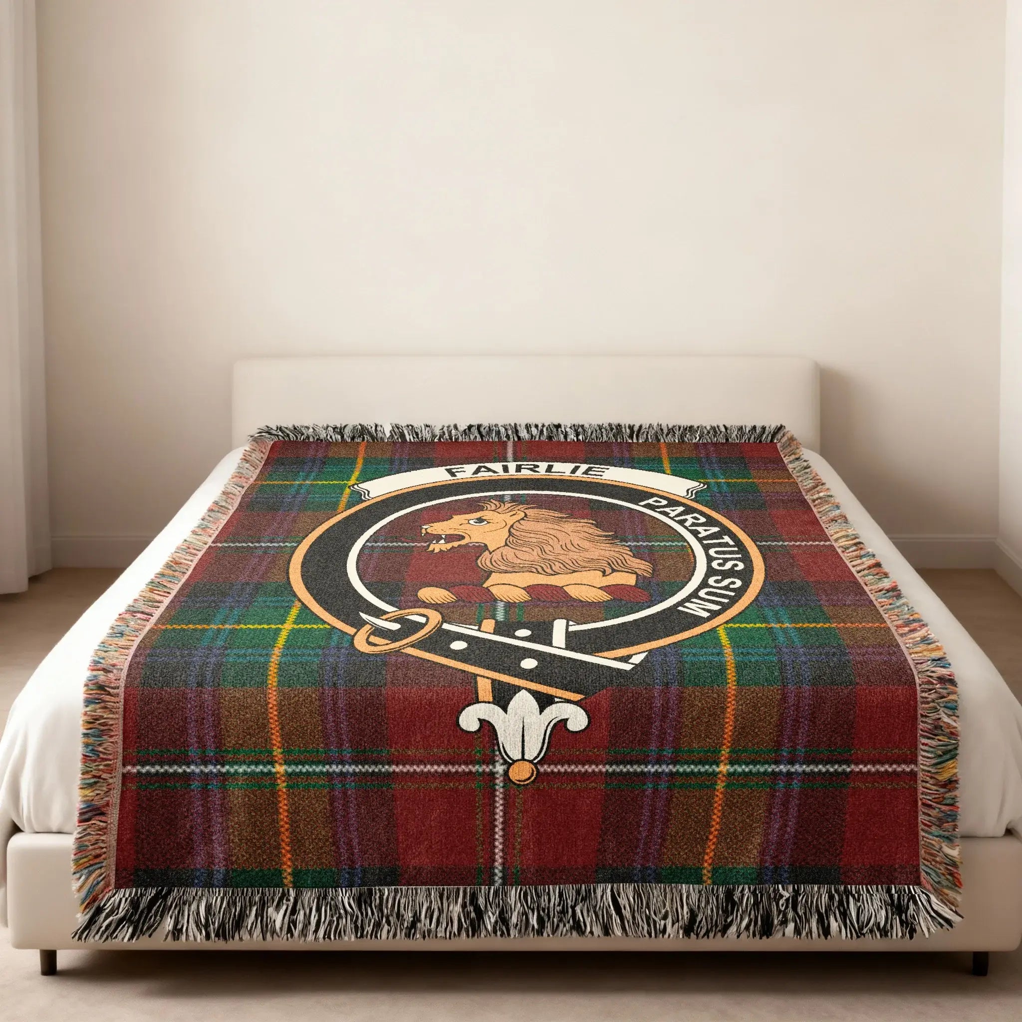 Fairlie Paratus Sum Tartan Plaid Decorative Blanket