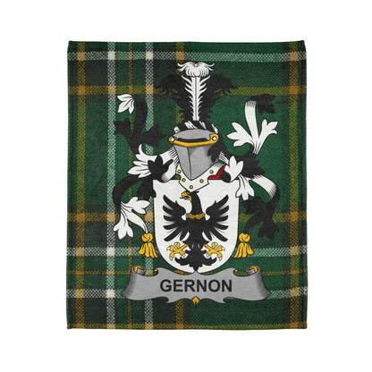Gernon Family Crest Blanket Scottish Tartan product