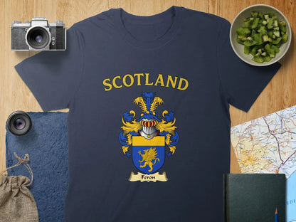 Scotland Feron Blue Shield Graphic T-shirt product