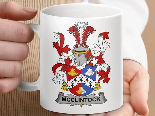 McClintock Family Crest Heritage Mug - Celtic Ancestry Gifts