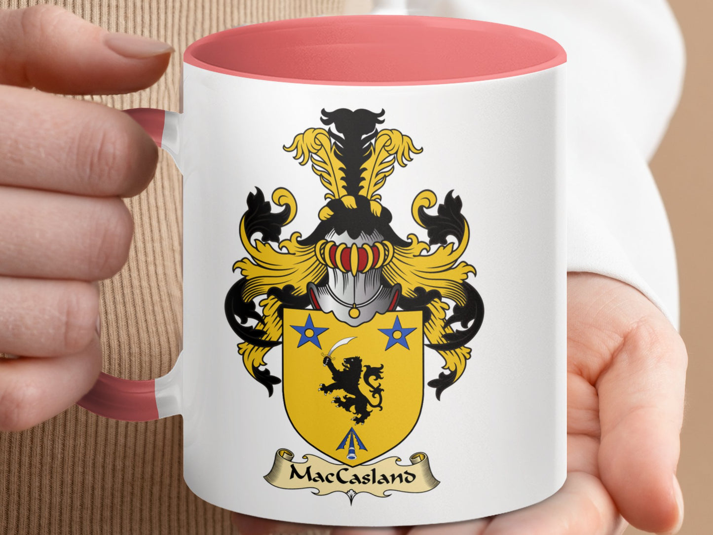 MacCasland Family Crest Heritage Coffee Mug - Living Stone Gifts