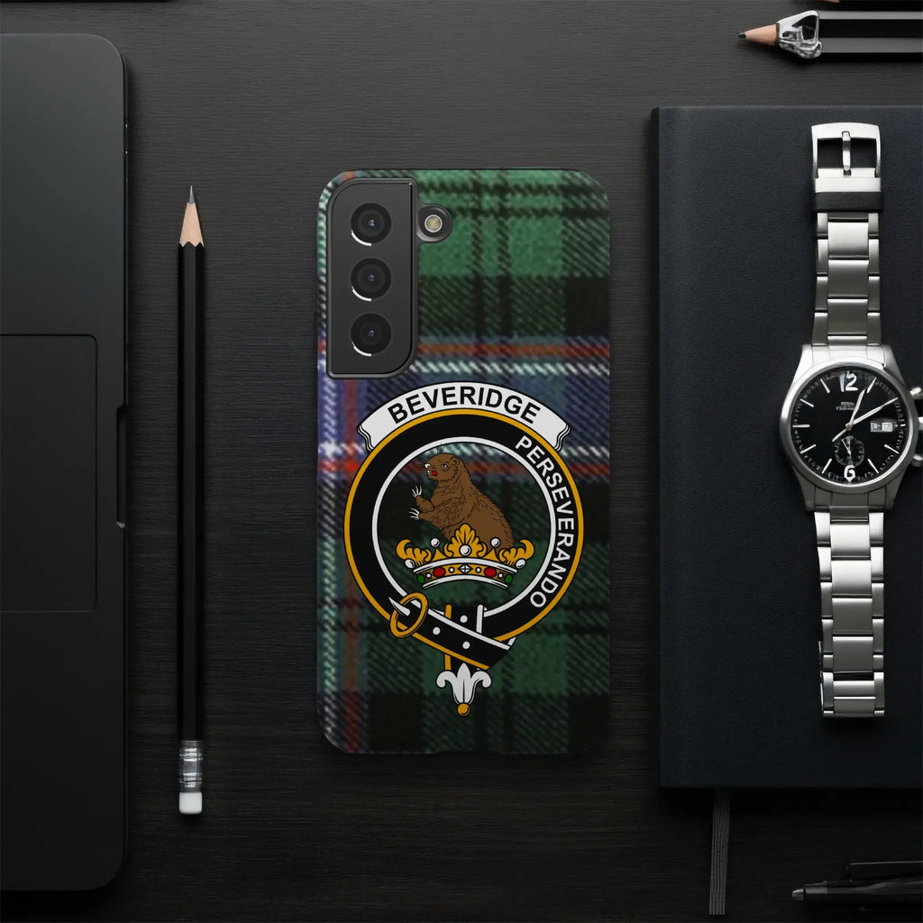 Beveridge Perseverando Plaid Design Phone Case
