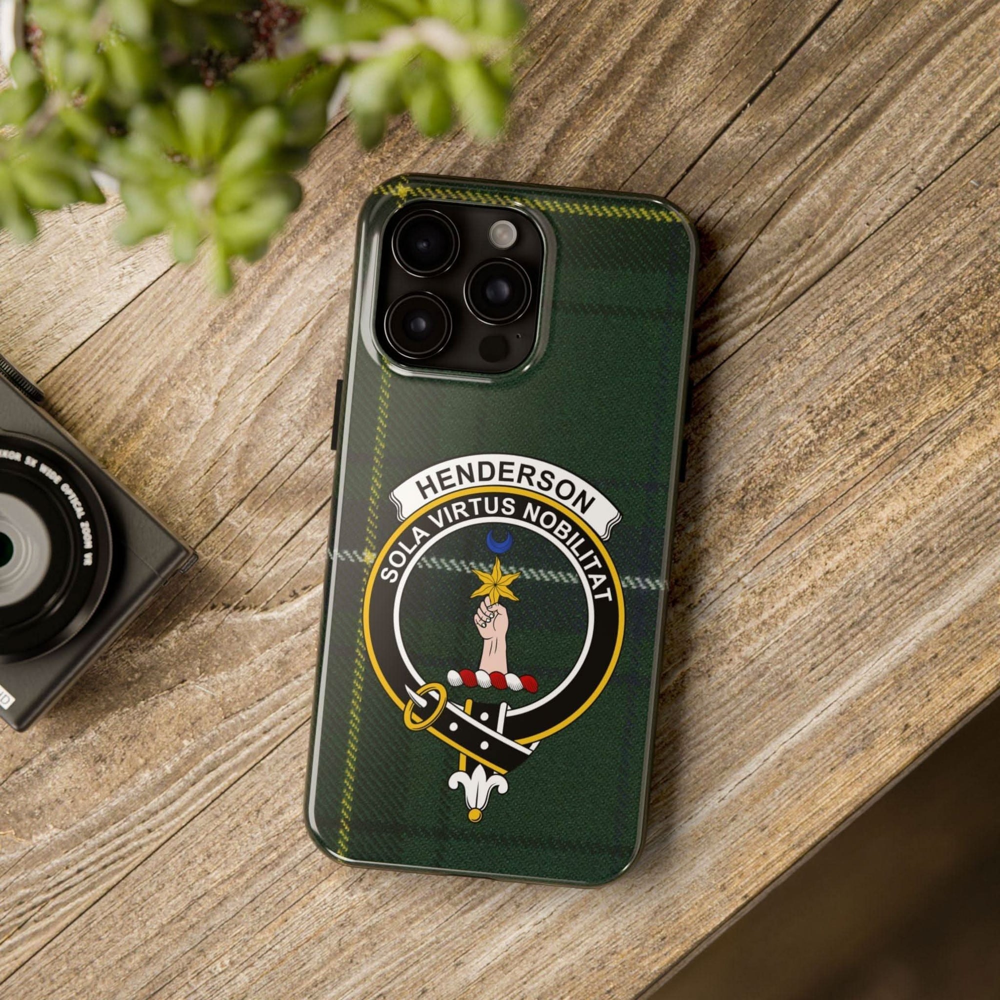 Henderson Clan Scottish Tartan Cell Phone Case - Celtic Ancestry Gifts
