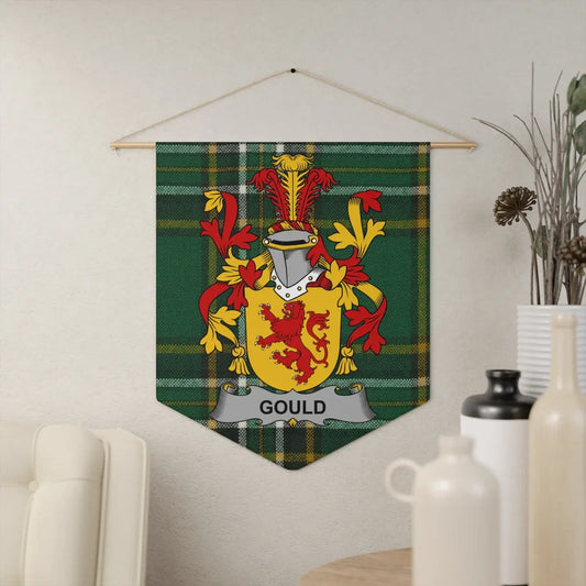Gould Family Crest Tartan Plaid Wall Hanging product type