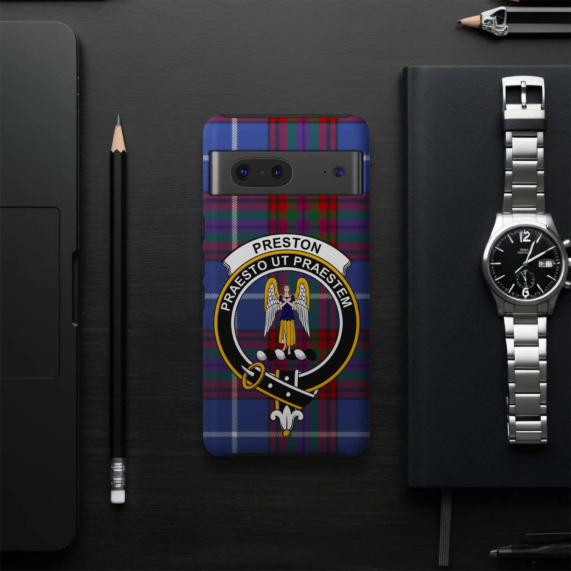 Preston Clan Crest Tartan Phone Case
