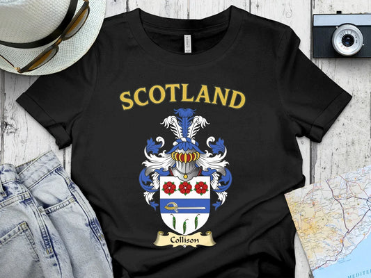 Scotland with Family Coat of Arms T-Shirt product type