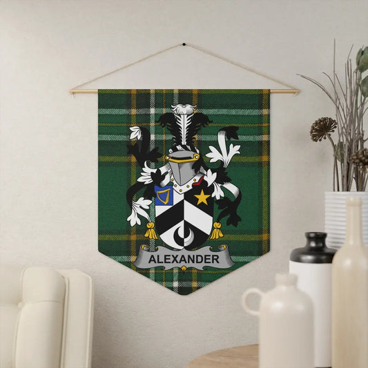 Personalized Alexander Family Crest Tapestry Wall product type
