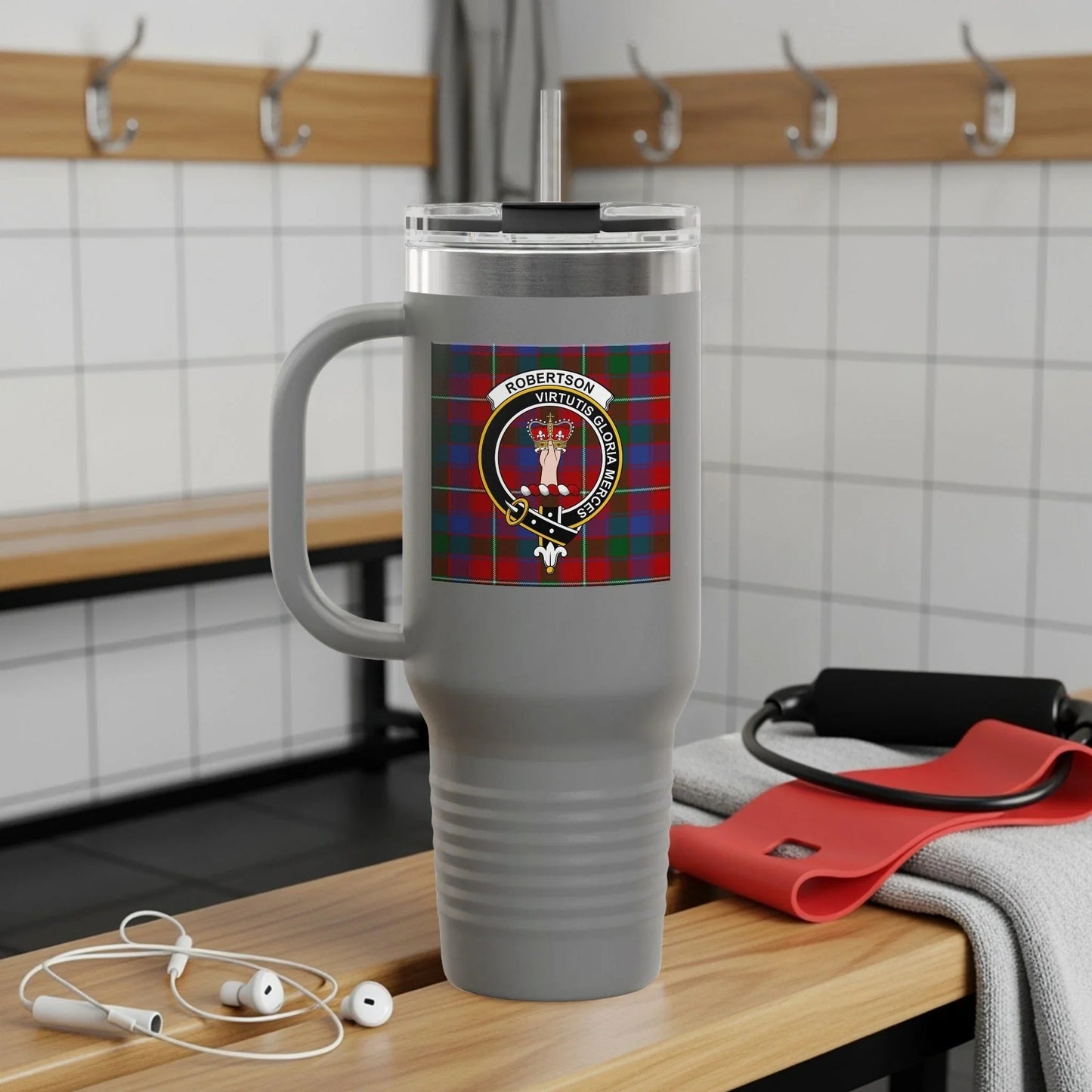 Robertson Clan  Travel Mug with Handle product