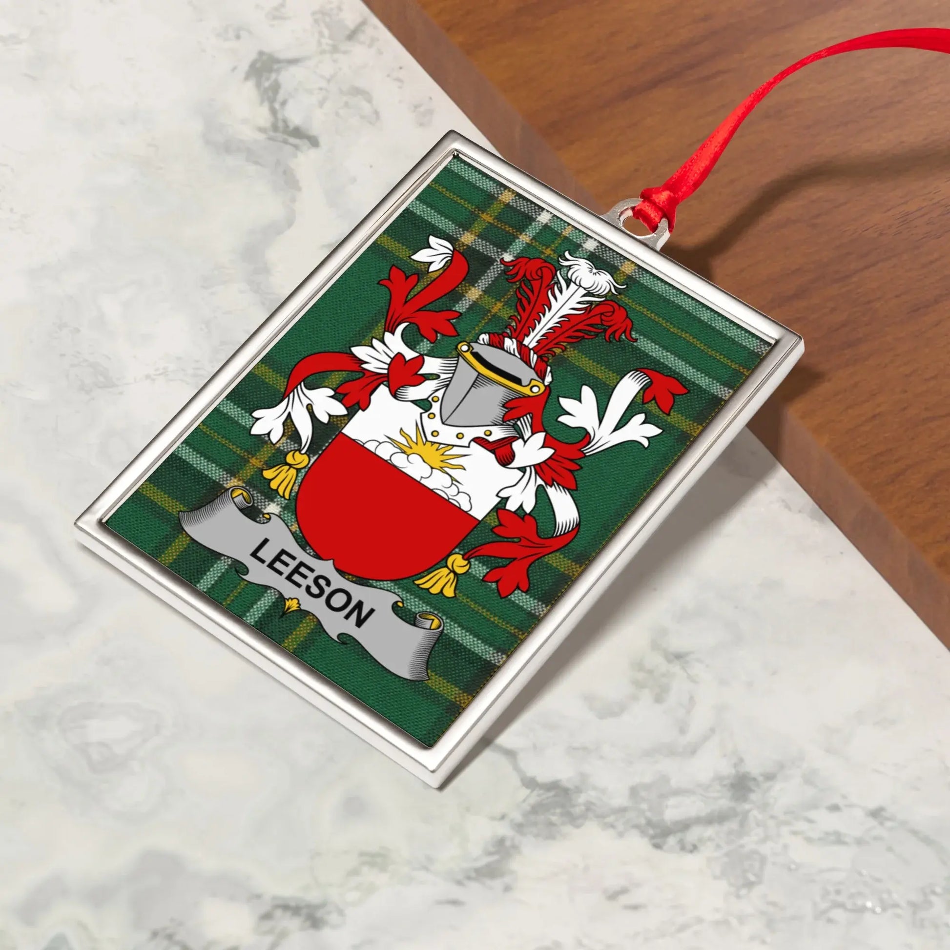 Custom Coat of Arms Family Crest Ornament product type