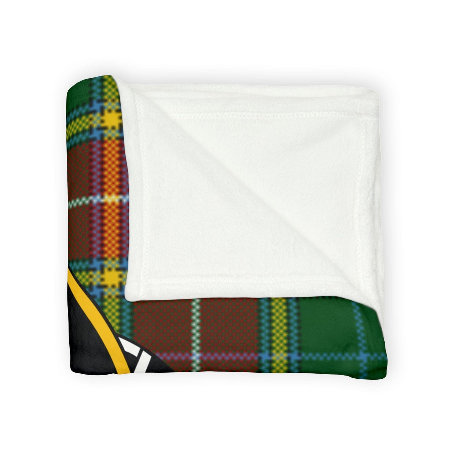 Baxter Clan Crest Tartan Scottish Throw Blanket