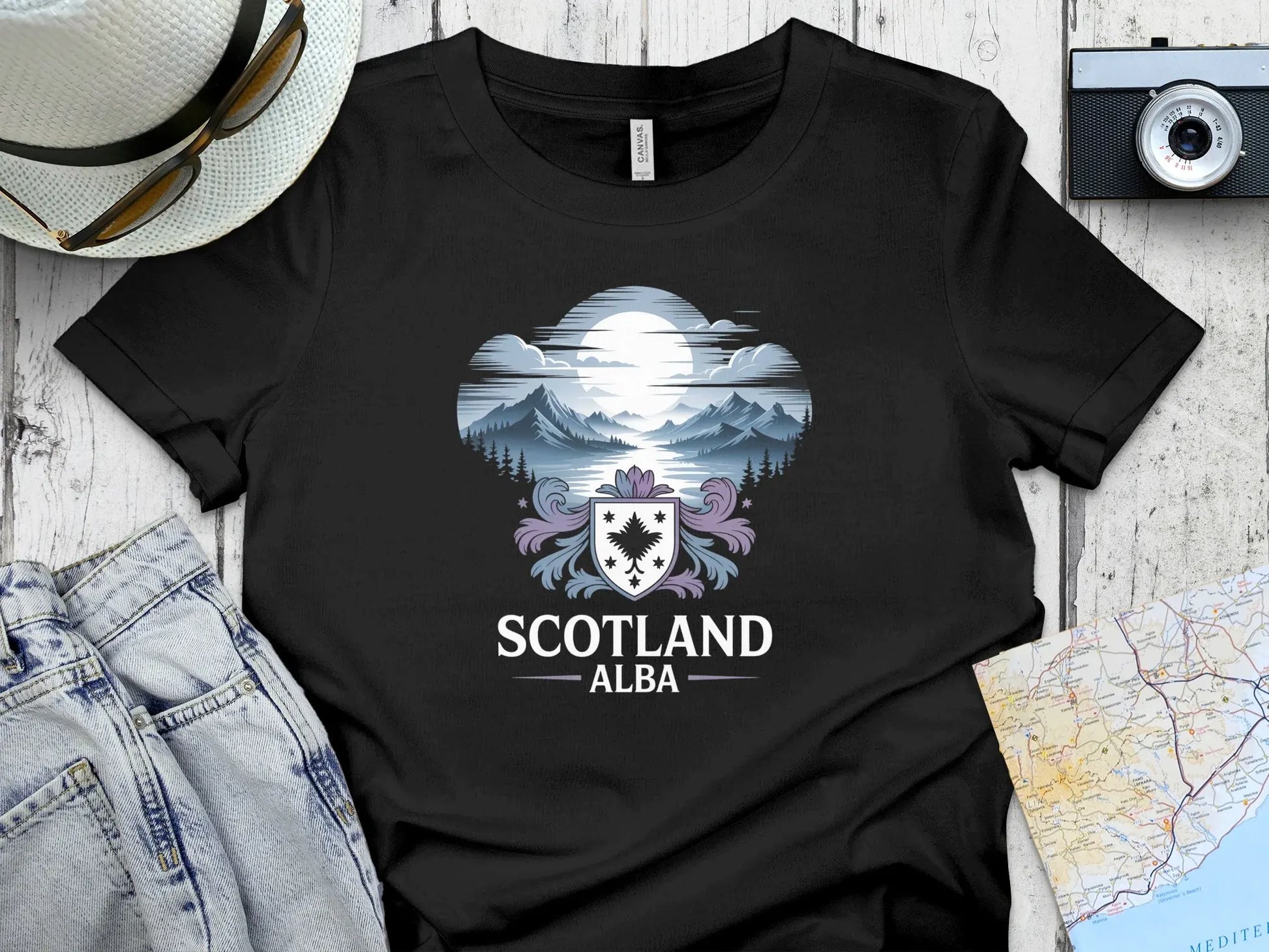 Scenic Scotland Alba Crest Design T-shirt product