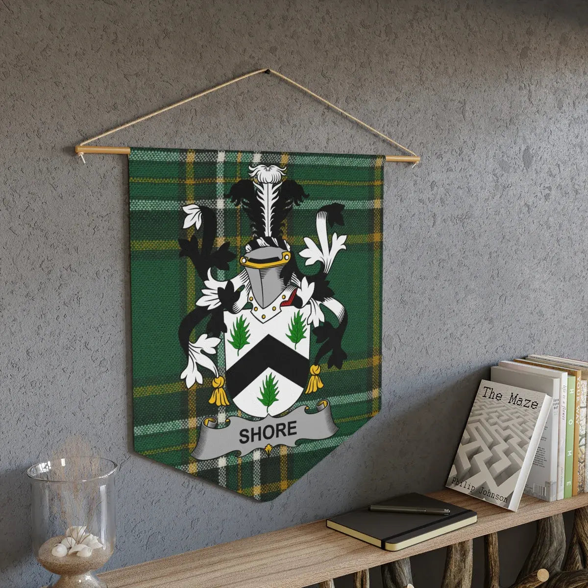 Heraldic Family Crest Wall Hanging Tapestry product