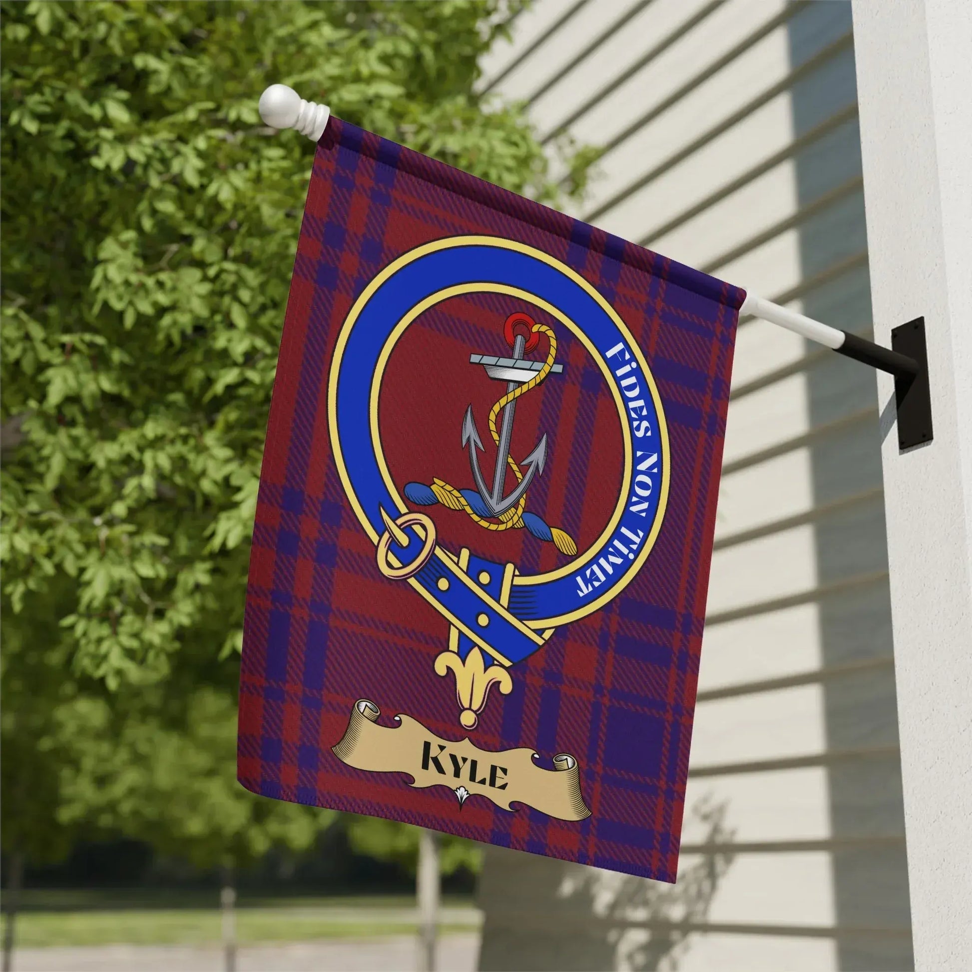 Personalized Scottish Clan Crest House Flag product type