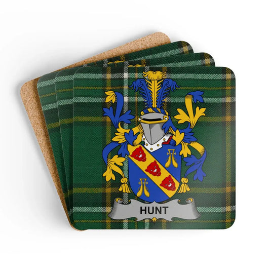 Family Coat of Arms Design on Cork Coaster product