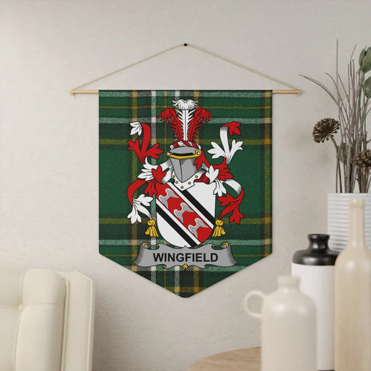 Wingfield Family Crest Wall Hanging Tapestry product type