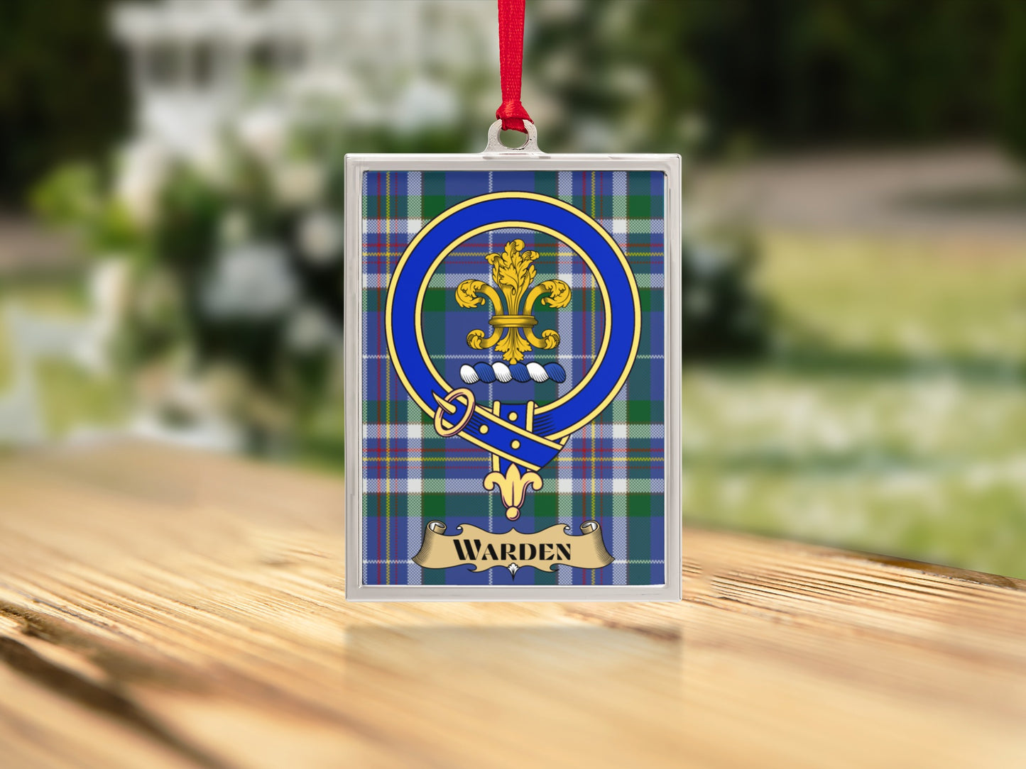 Scottish Heritage Warden Emblem Rectangular Ornament product type