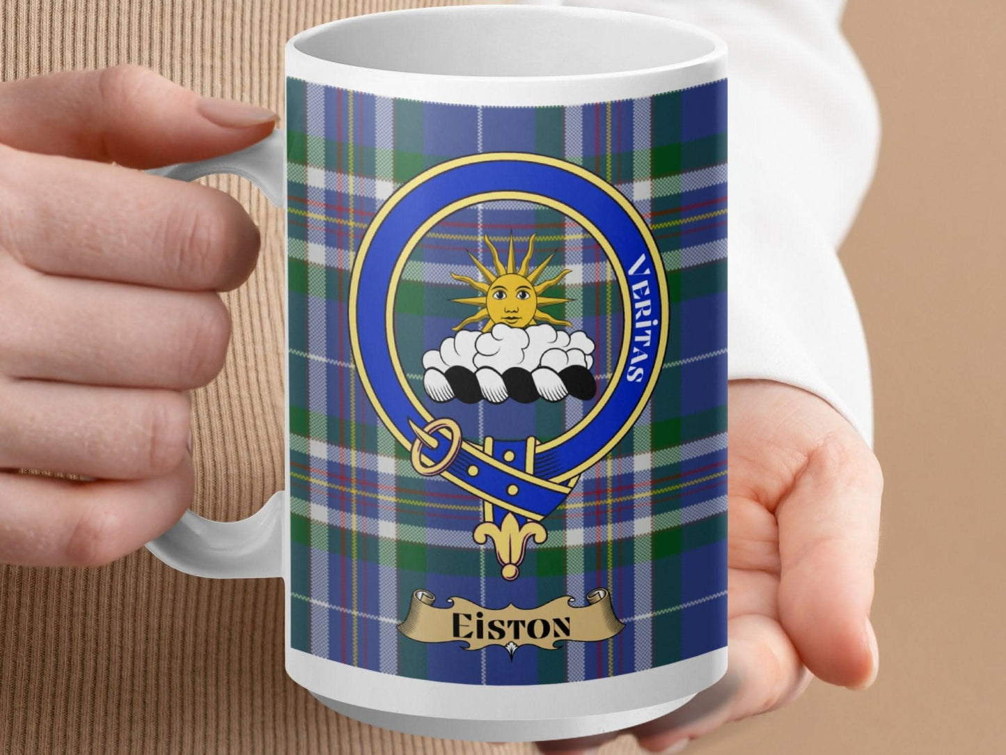 Personalized Veritas Eiston Plaid Mug product