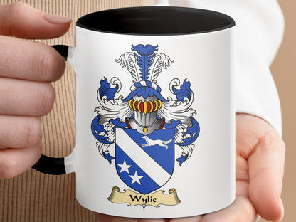 Clan Wylie Scottish Coat of Arms Mug - Living Stone Gifts