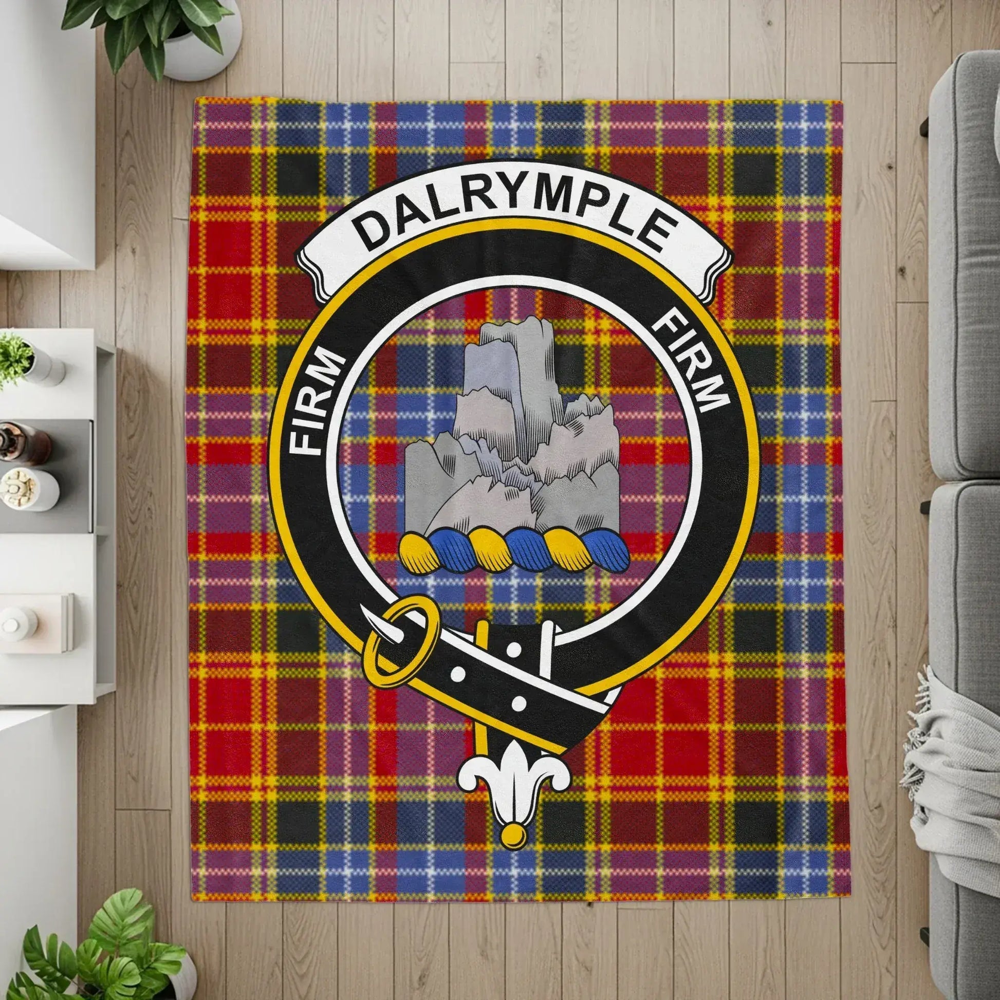 Dalrymple Clan Firm Firm Scottish Tartan Rug product
