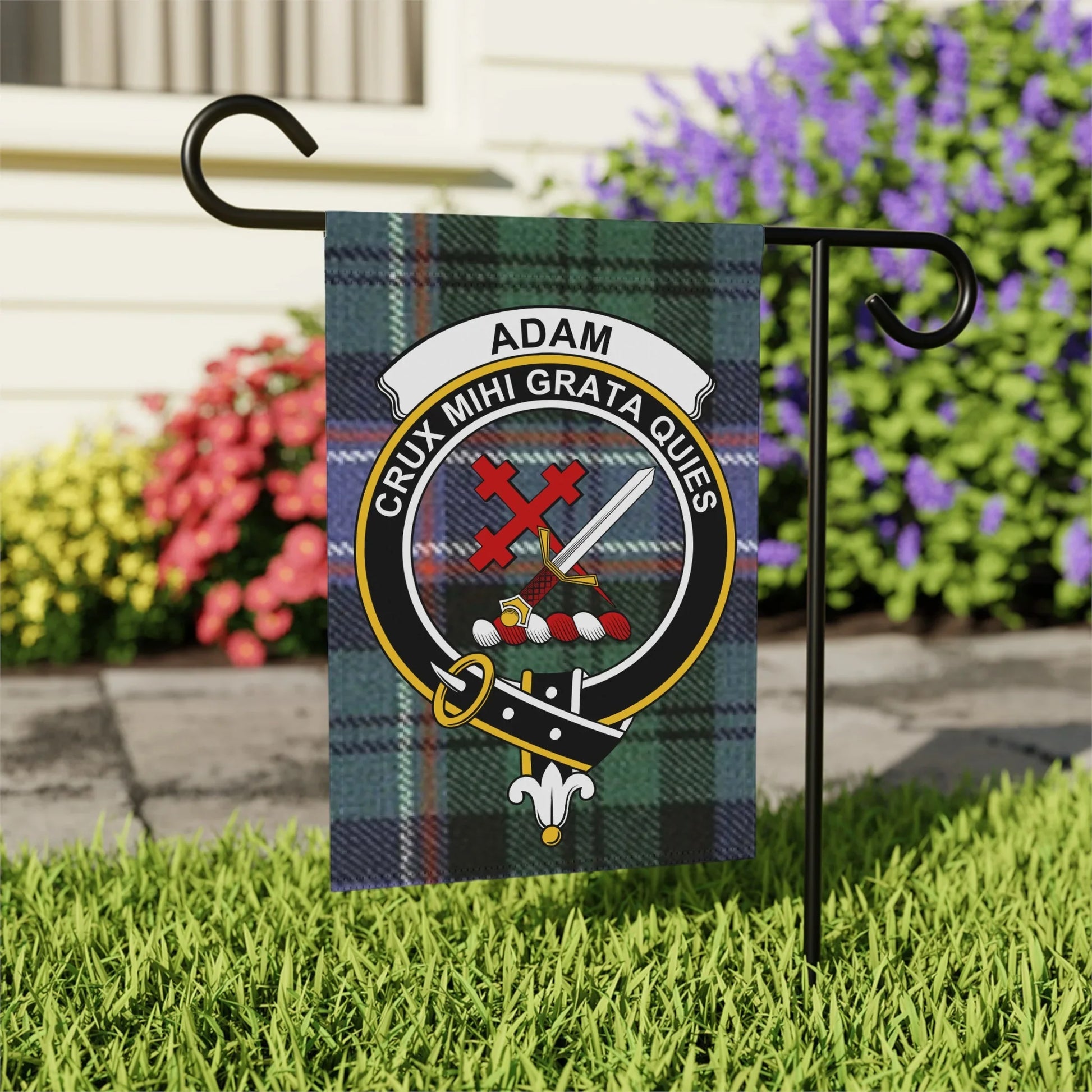Custom Family Crest Garden Flag for Outdoor Display product