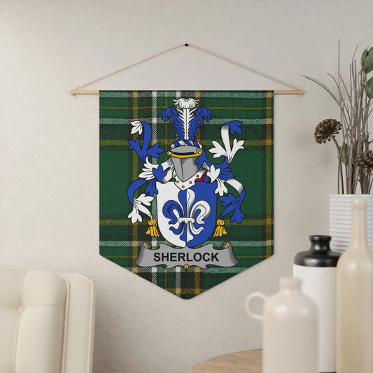 Sherlock Family Crest Plaid Wall Decor product type