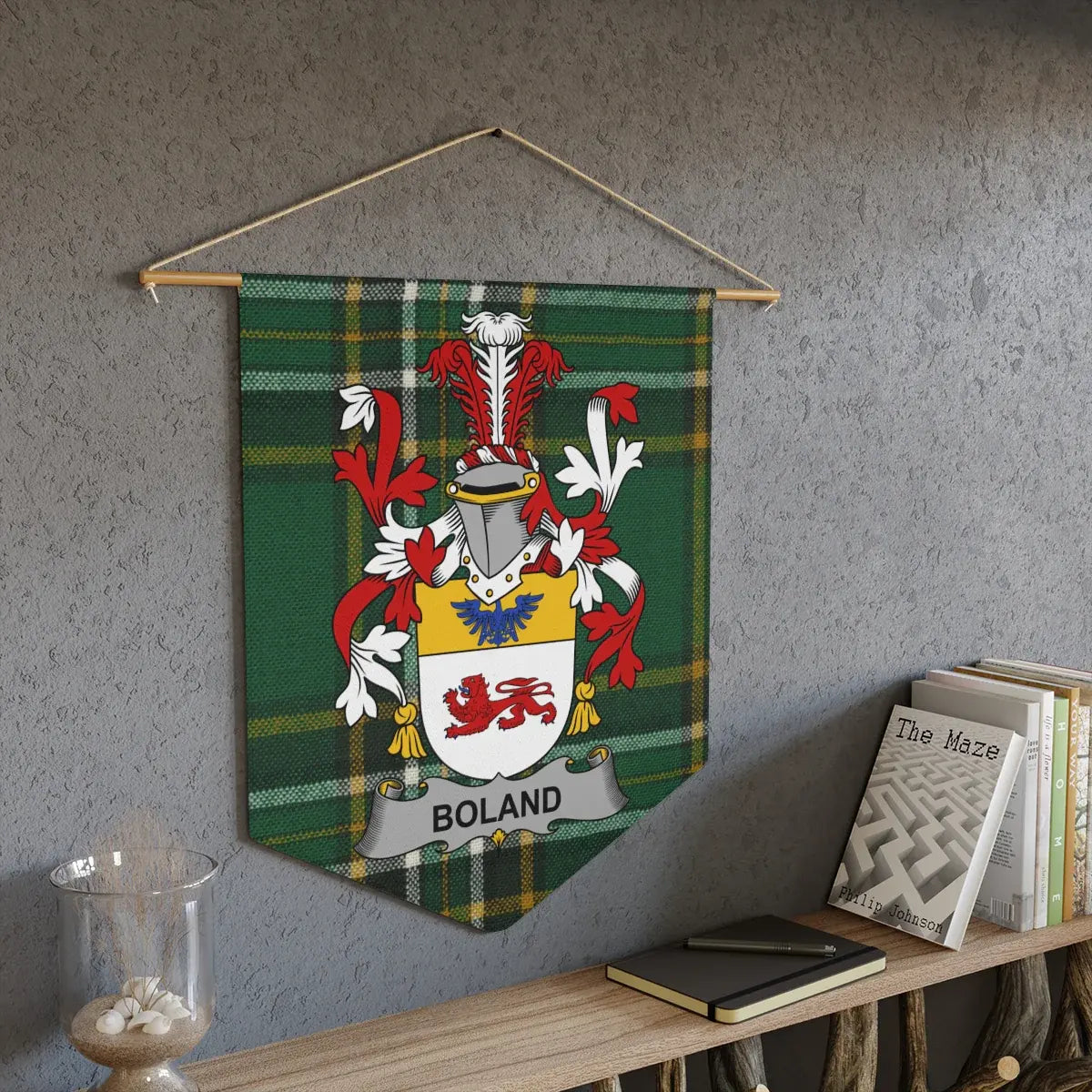Custom Family Crest Wall Banner Unique Heritage Product