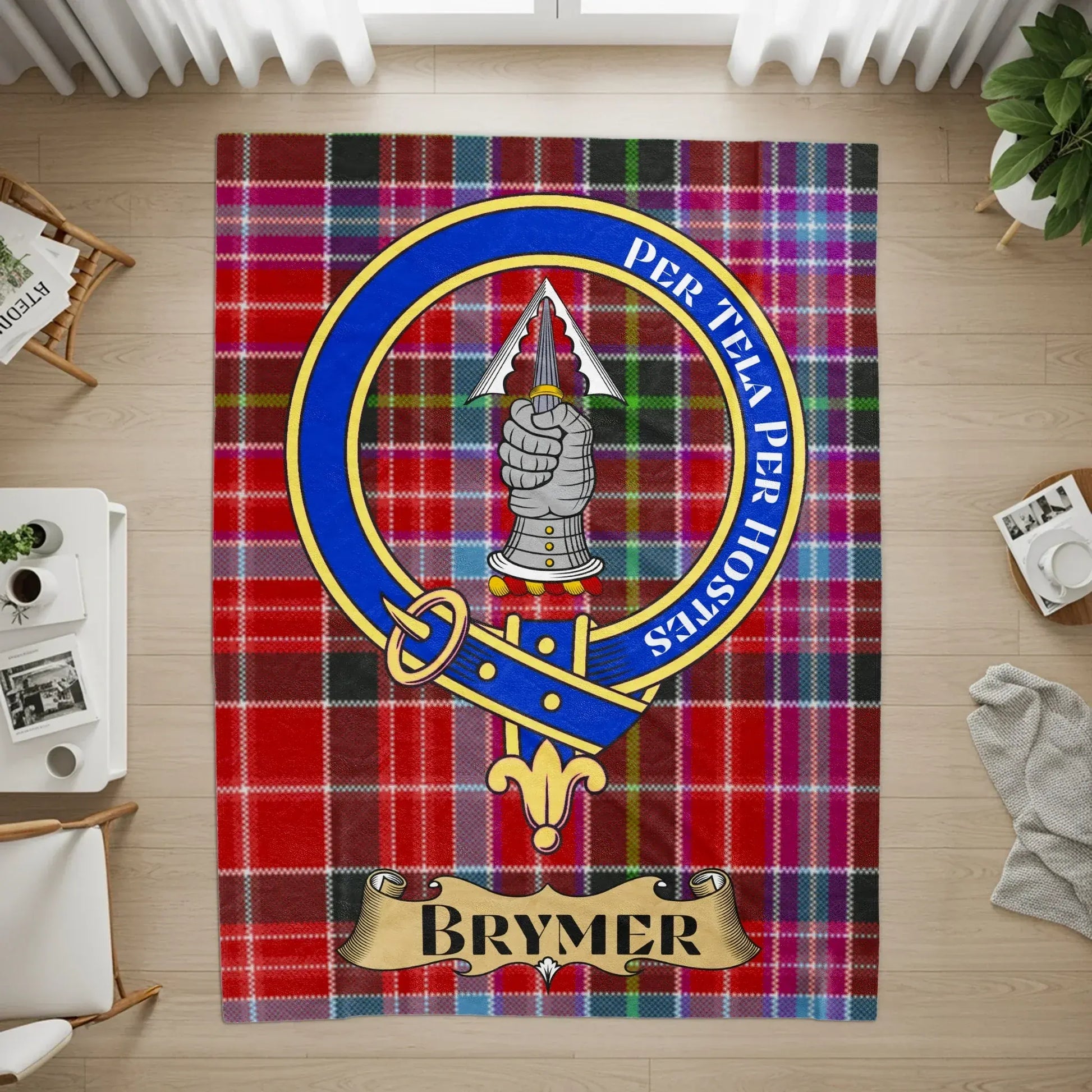Scottish Family Crest Decorative Rug product