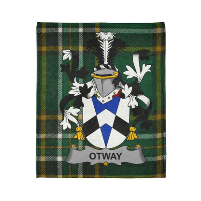 Otway Family Crest Tartan Blanket product