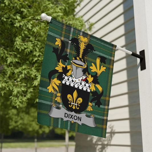 Dixon Family Crest Flag Dixon Personalized Product