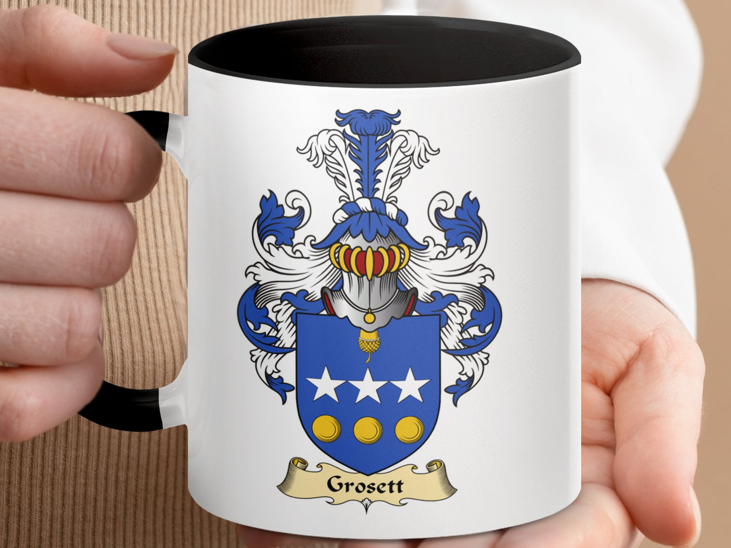 Grosset Scottish Clan Accent Coffee Mug - Living Stone Gifts