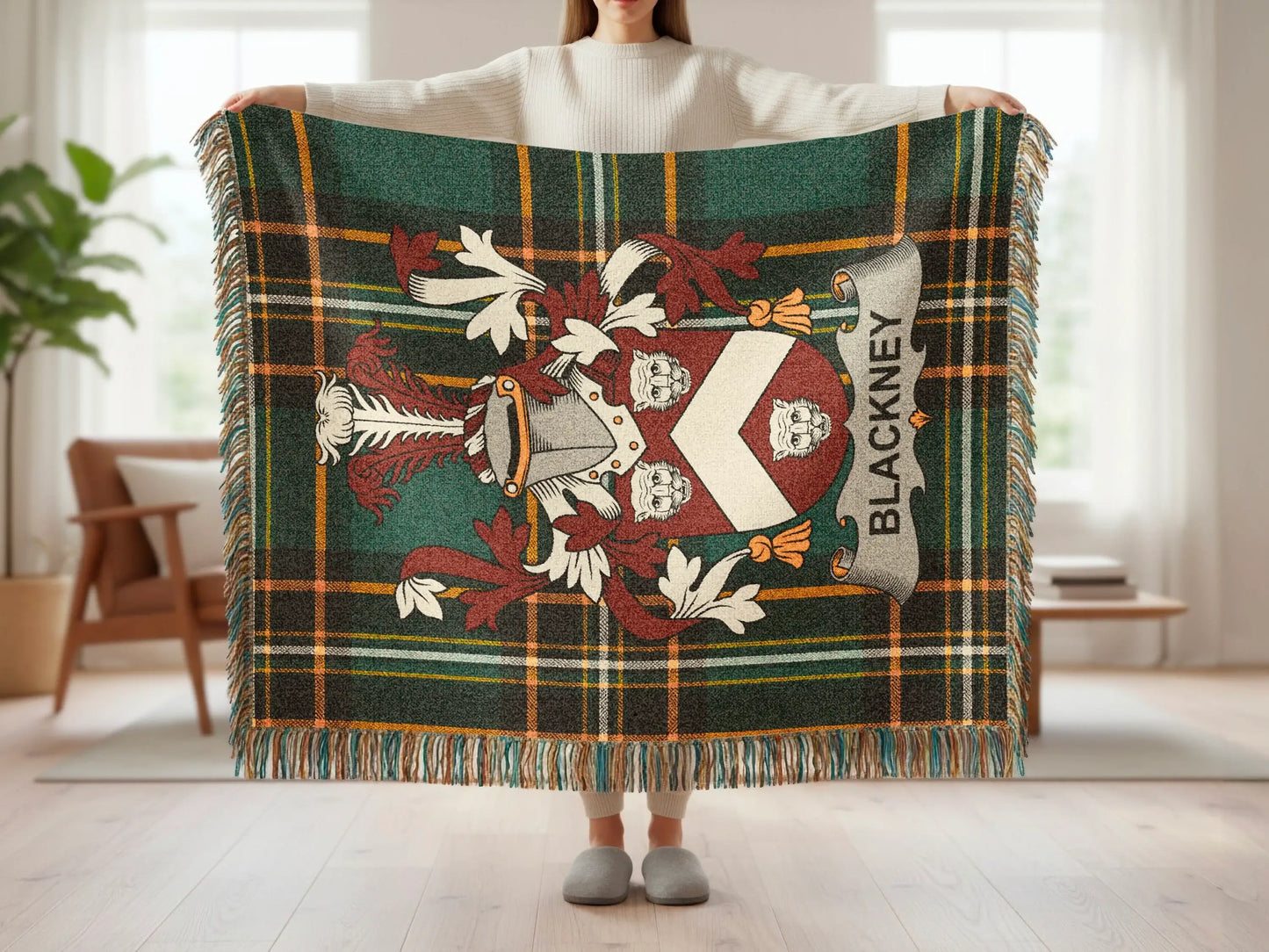 Blackney Family Crest Plaid Tartan Design product type