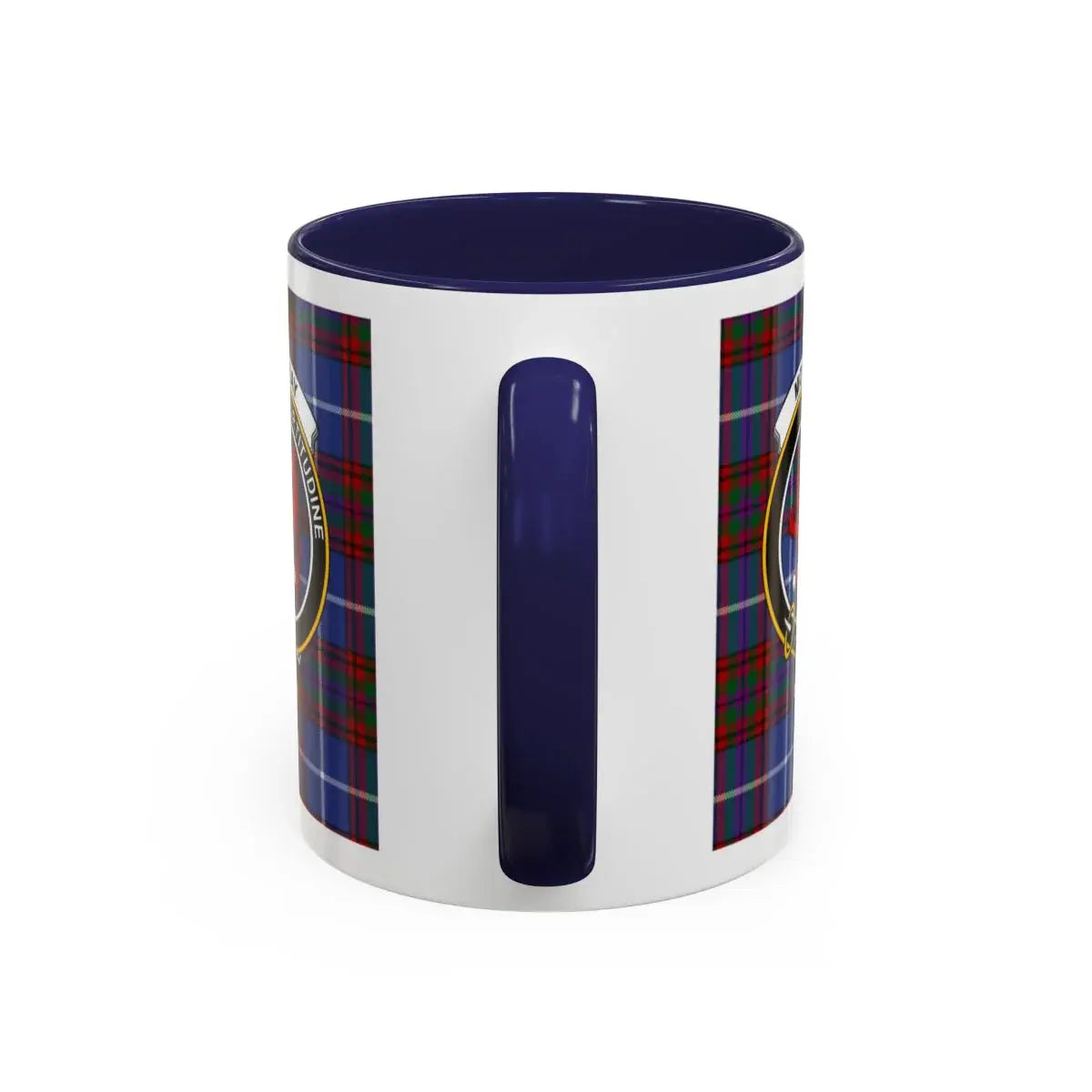 Cozy Stylish Tartan Pattern Coffee Mug for Home Use