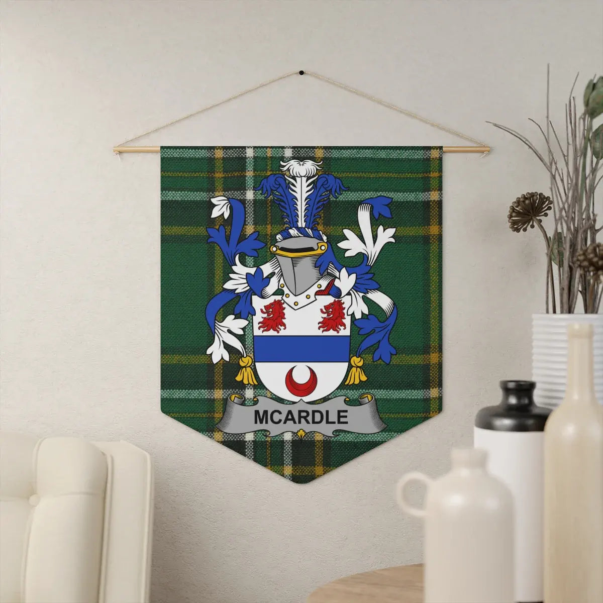 Family Crest Wall Hanging Banner for Home Decoration Product