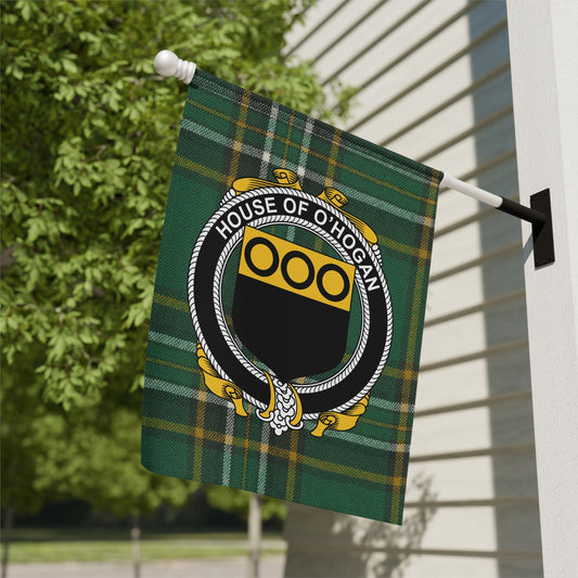 House of O'Hogan Green Plaid Flag Unique Décor