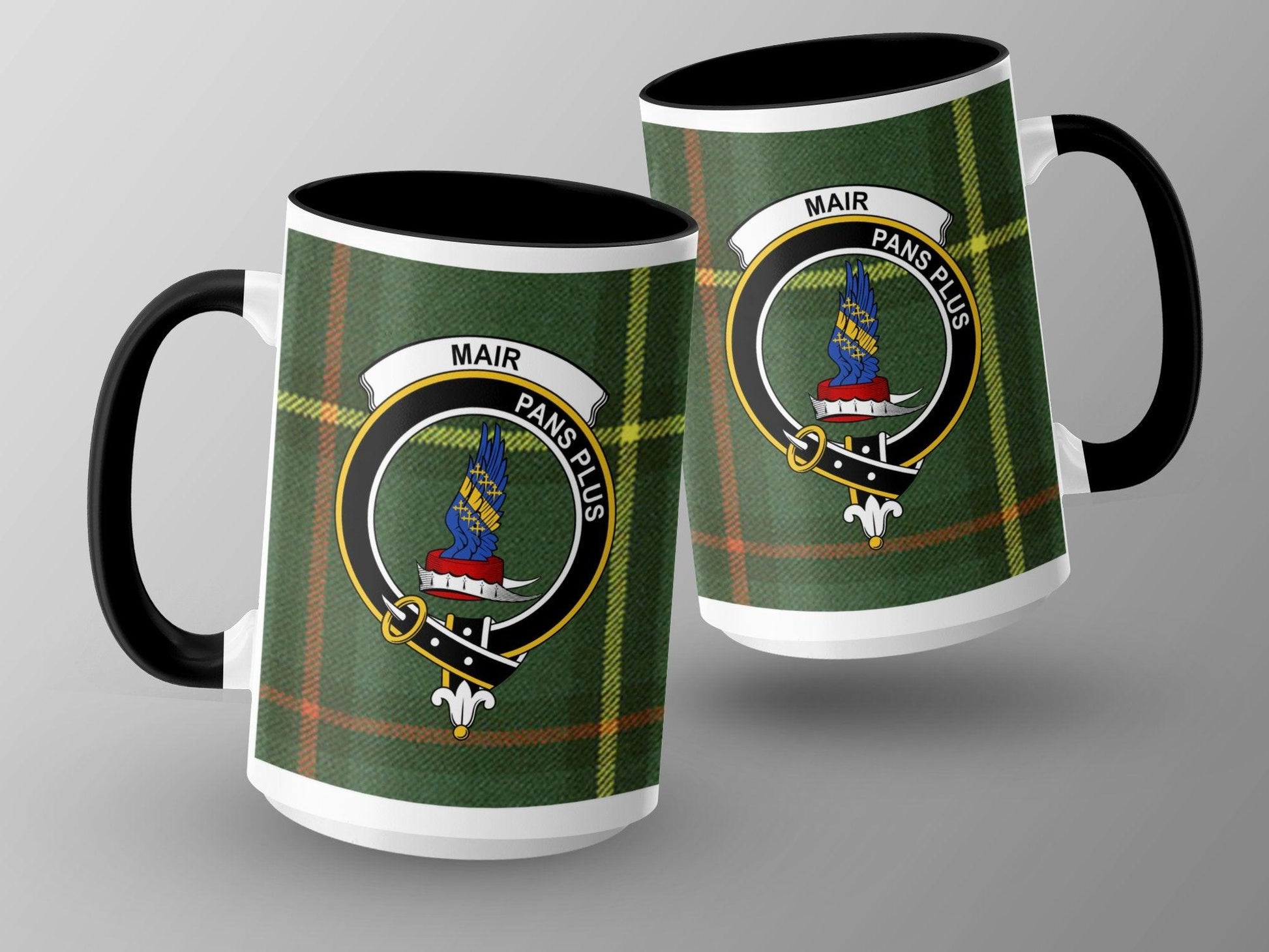 Mair Clan Crest Scottish Tartan Coffee Mug - Living Stone Gifts