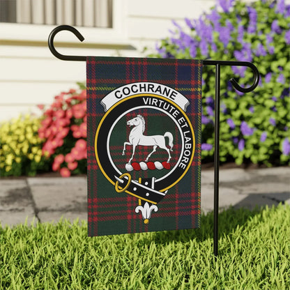 Cochrane Virtute et Labore Emblem Garden Flag product
